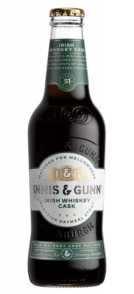Irish whisky cask bottle
