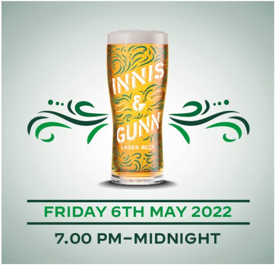 Tickets selling fast for Innis & Gunn’s Ultimate Beer Hall Edinburgh! Beer, live music, games and more.